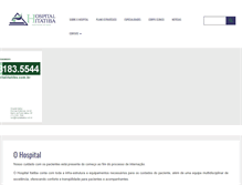 Tablet Screenshot of hospitalitatiba.com.br